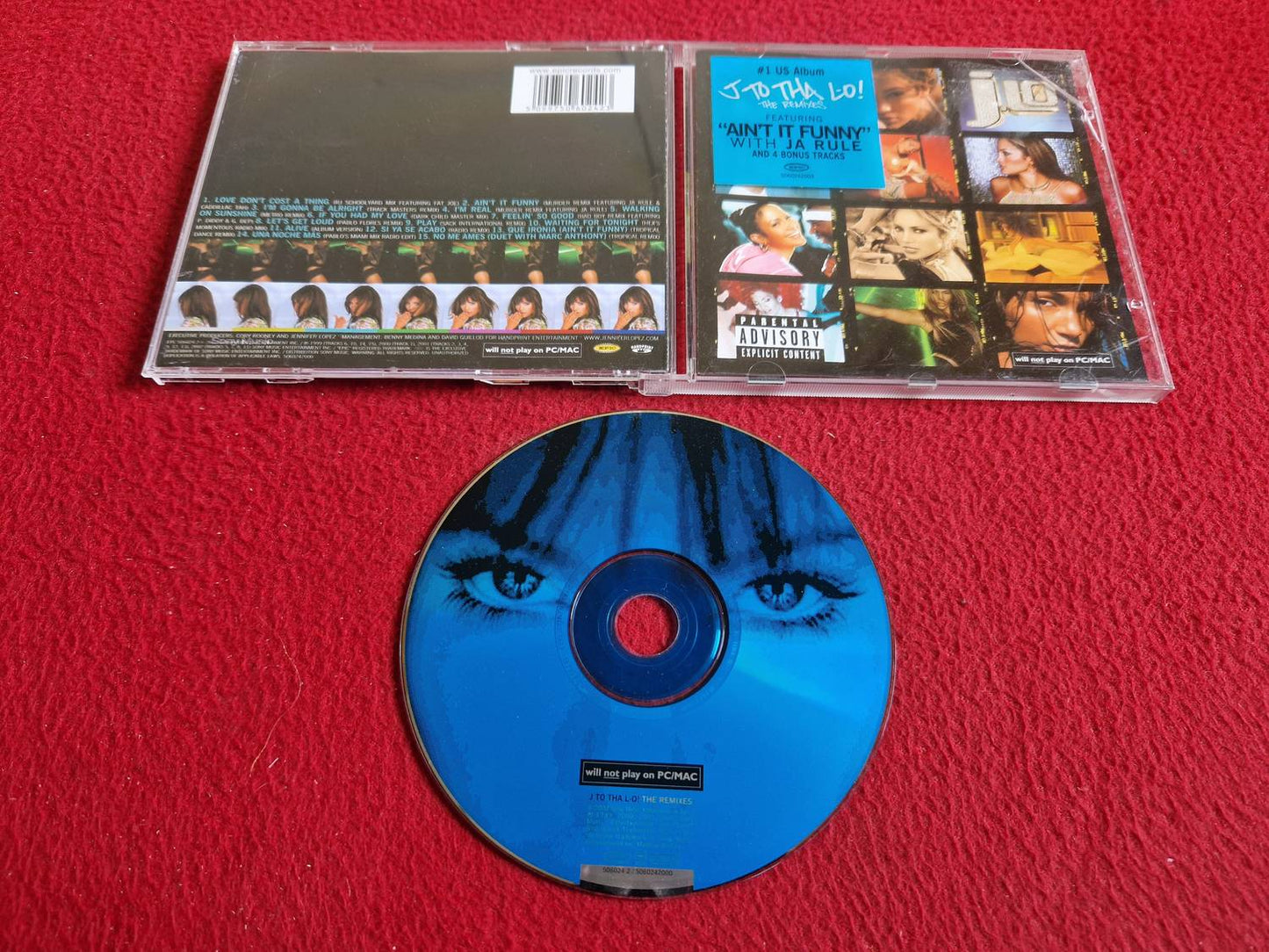 JENNIFER LOPEZ J TO THA LO THE REMIXES CD