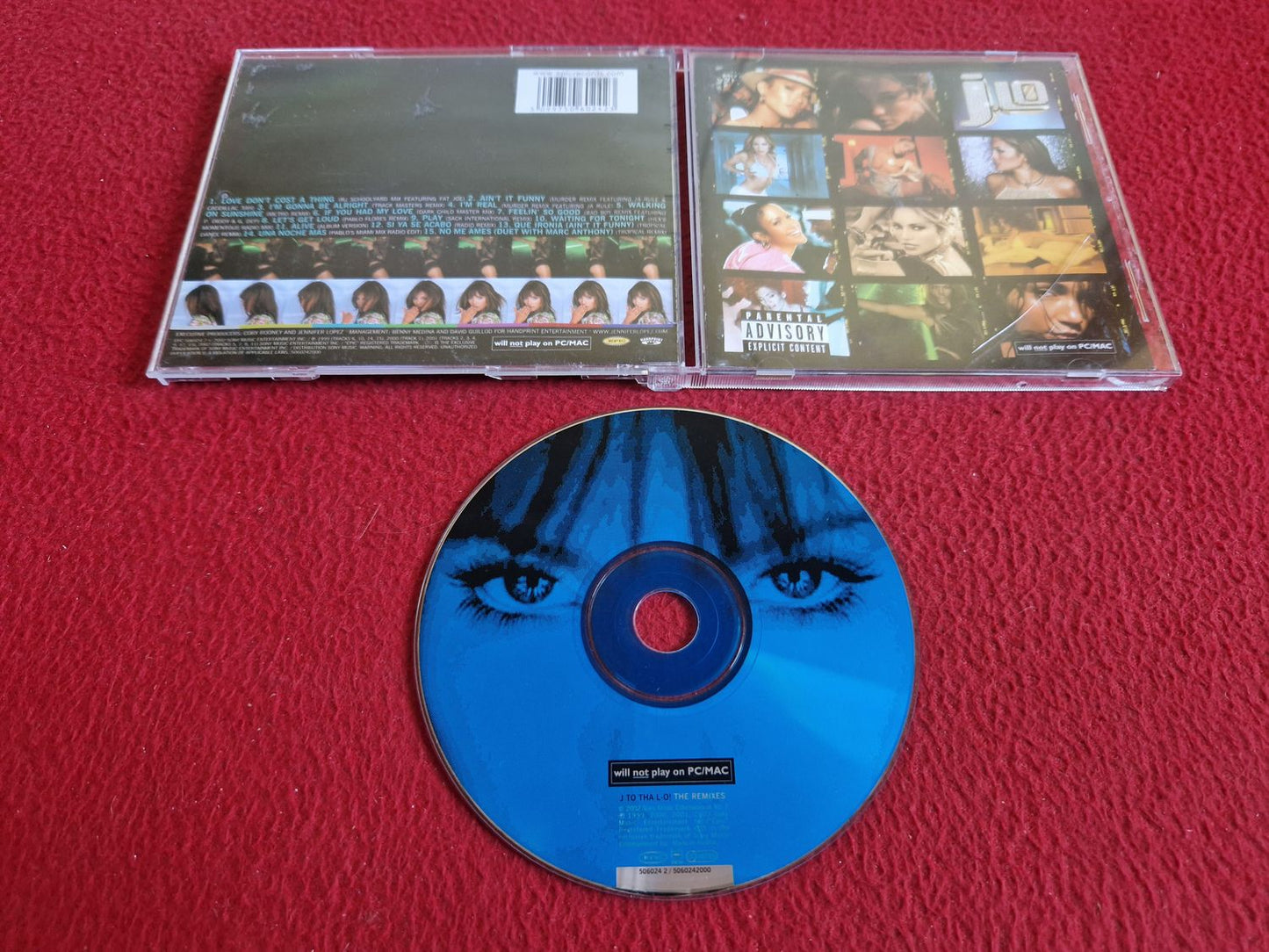 JENNIFER LOPEZ J TO THA LO THE REMIXES CD