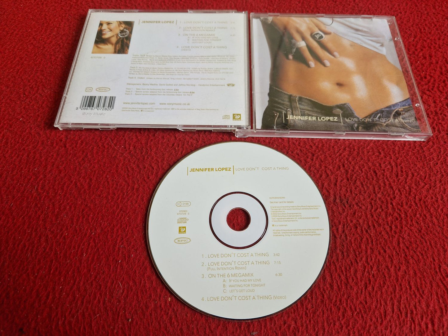 JENNIFER LOPEZ LOVE DON'T COST A THING CD
