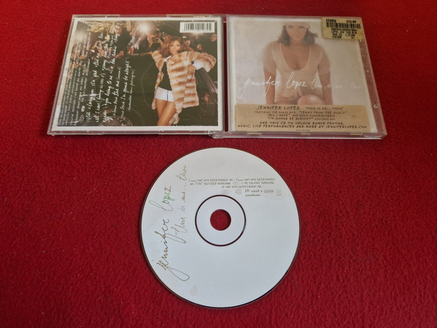 JENNIFER LOPEZ THIS IS ME THEN till CD