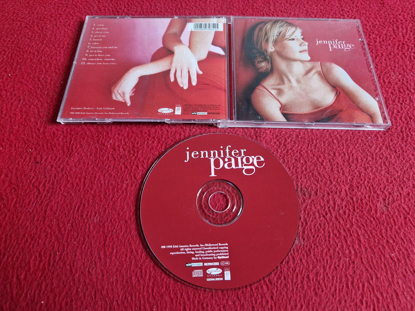 JENNIFER PAIGE - JENNIFER PAIGE CD