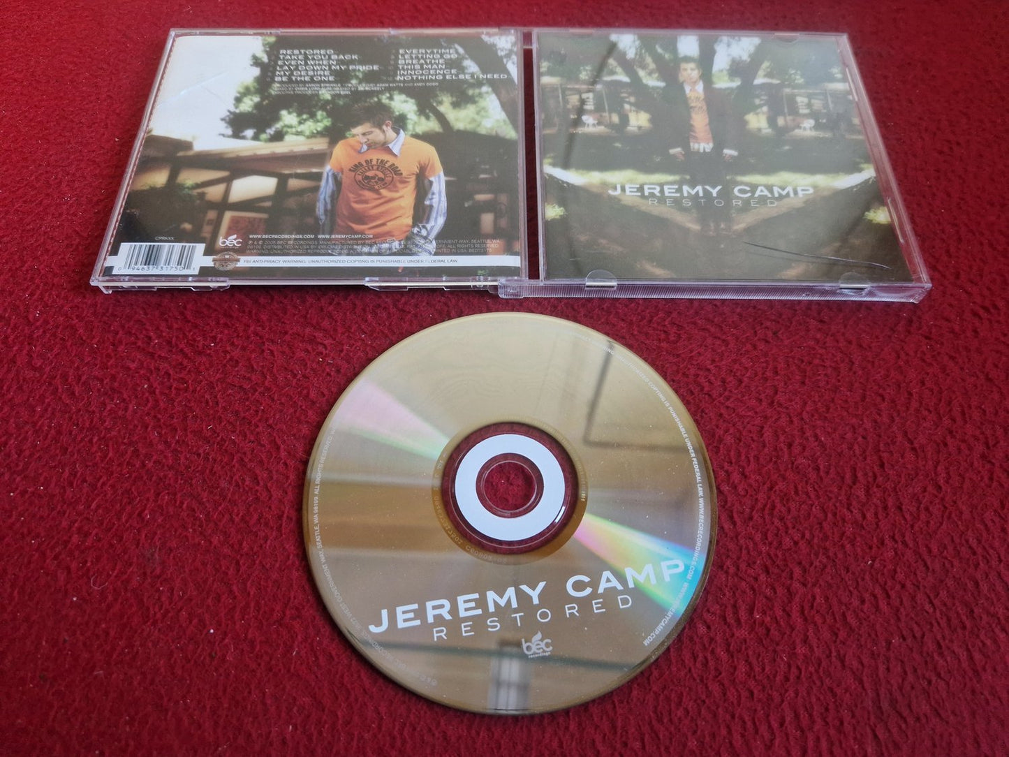 JEREMY CAMP RESTORED CD
