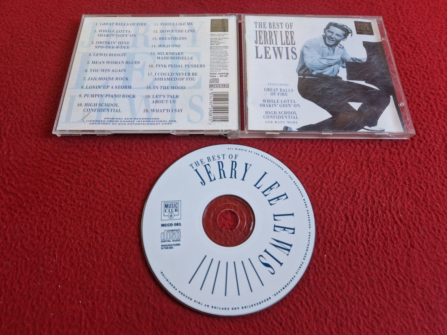 JERRY LEE LEWIS THE BEST OF JERRY LEE LEWIS CD
