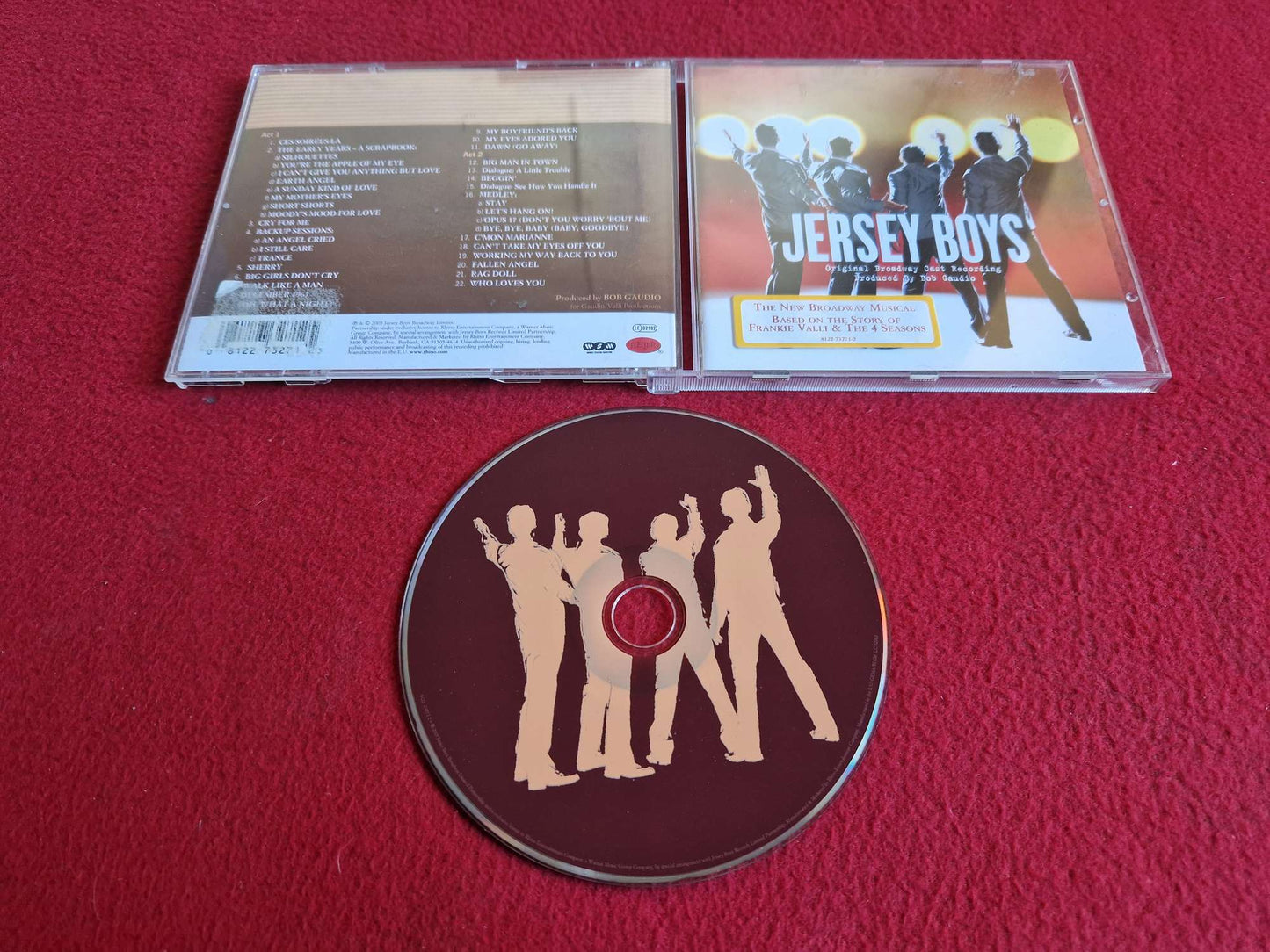 JERSEY BOYS ORIGINAL BROADWAY CAST RECORDING CD