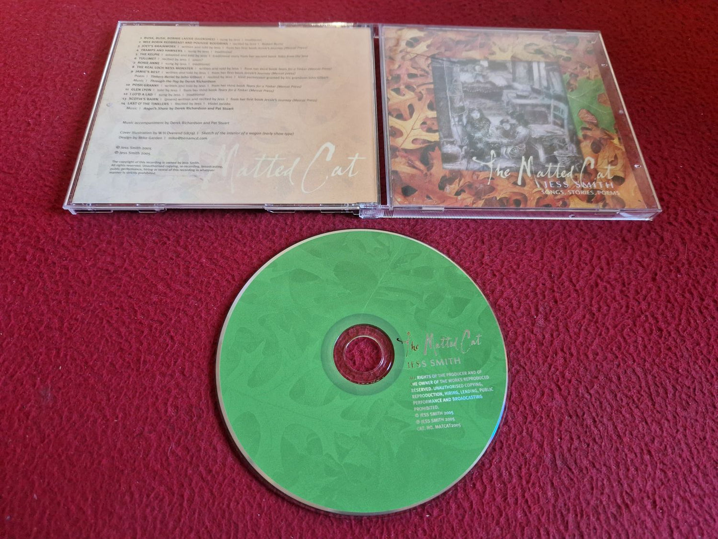 JESS SMITH THE MATTED CAT SONGS STORIES POEMS CD