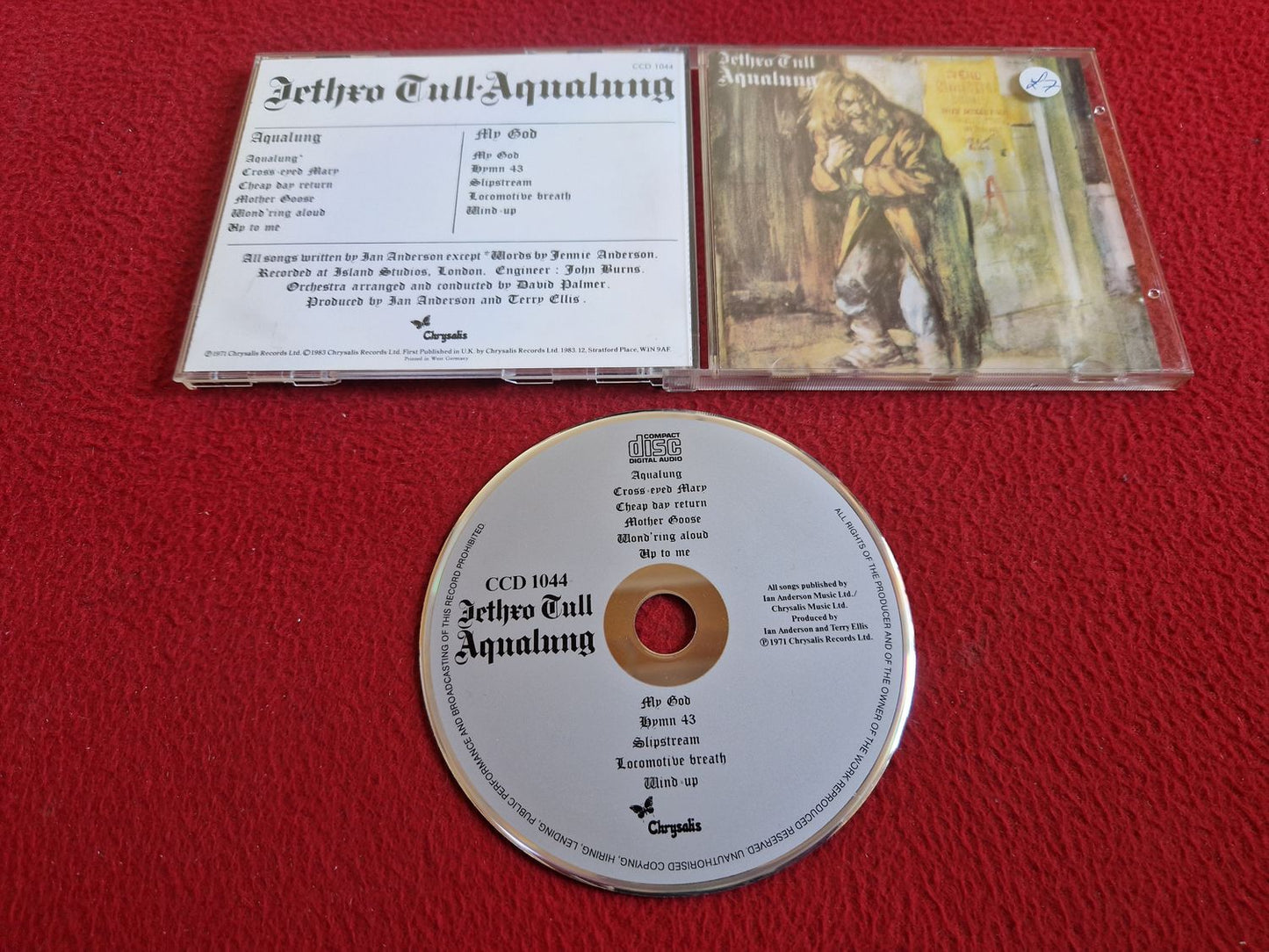 JETHRO TULL AQALUNG CD