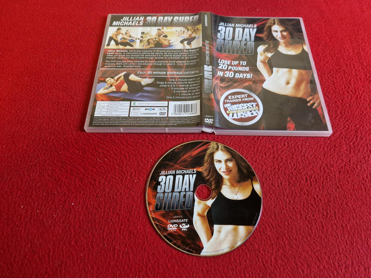 JILLIAN MICHAELS - 30 DAY SHRED DVD