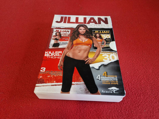 JILLIAN MICHAELS KILLER BUNS & THIGHS / RIPPED IN 30 BOX till DVD
