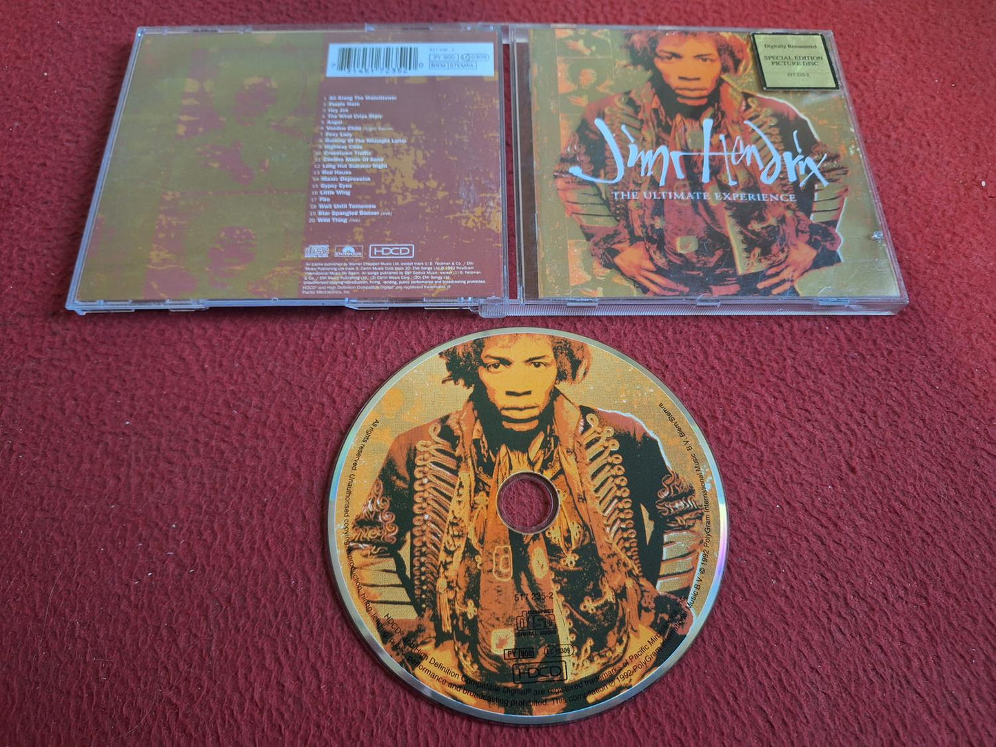 JIMI HENDRIX THE ULTIMATE EXPERIENCE CD