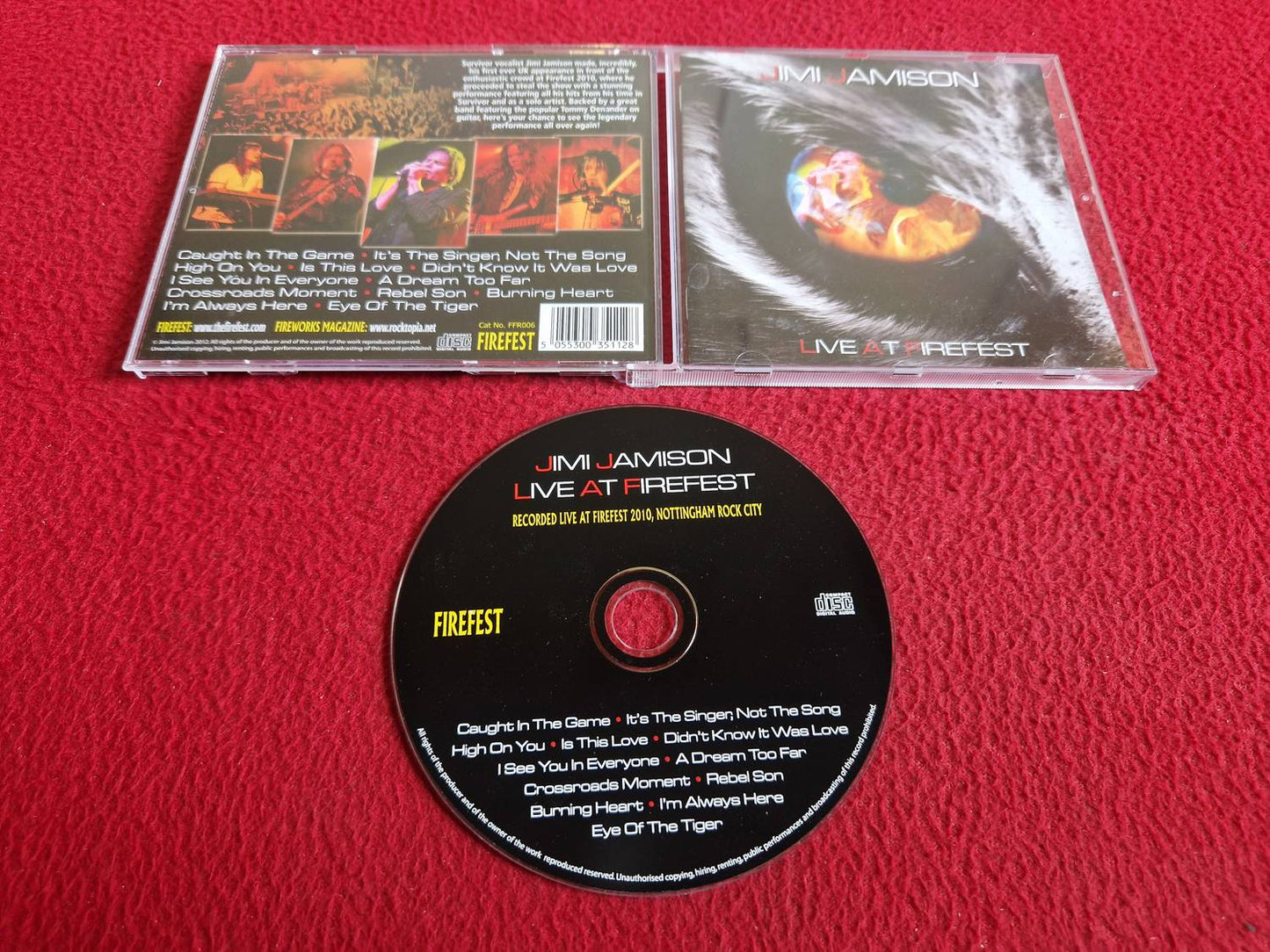 JIMI JAMISON LIVE AT FIREFEST CD
