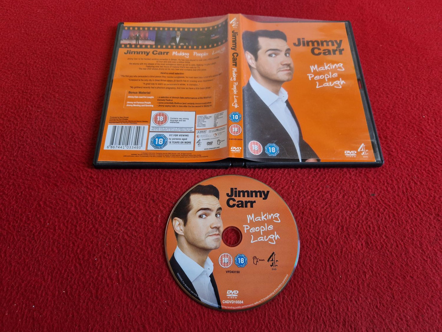 JIMMY CARR: MAKING PEOPLE LAUGH DVD