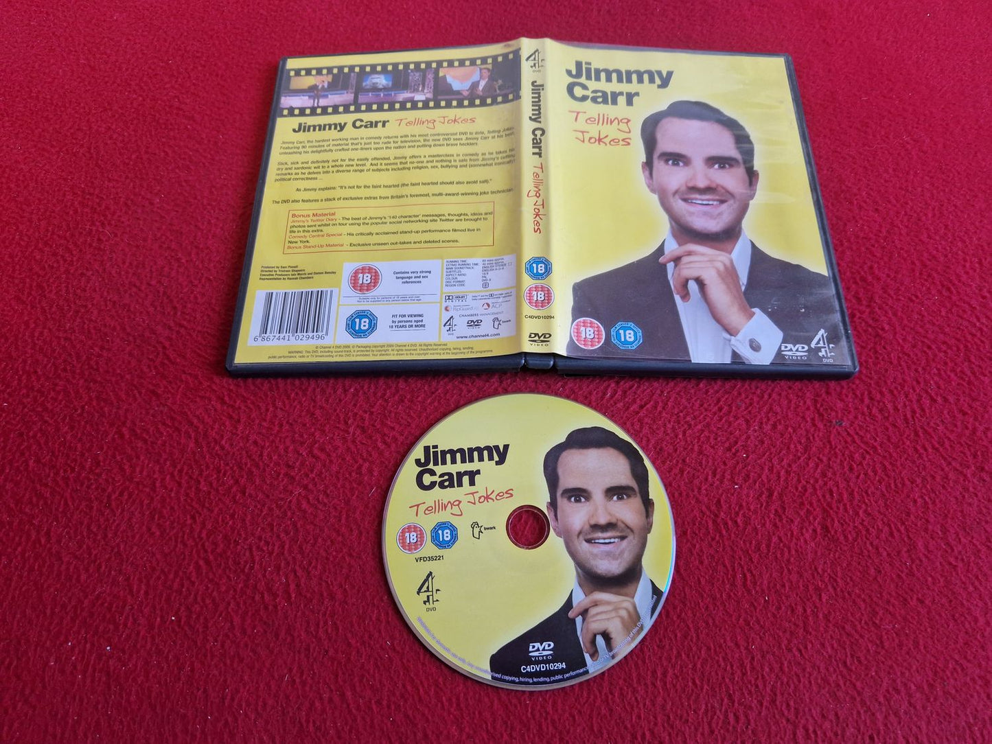 JIMMY CARR: TELLING JOKES DVD