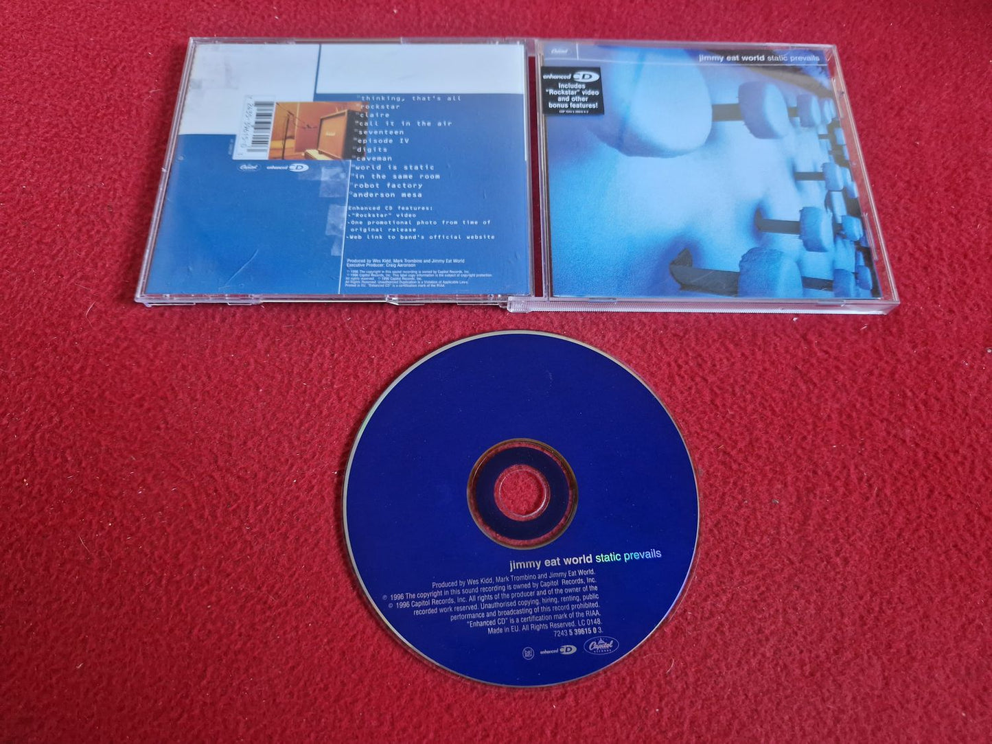 JIMMY EAT WORLD STATIC PREVAILS CD