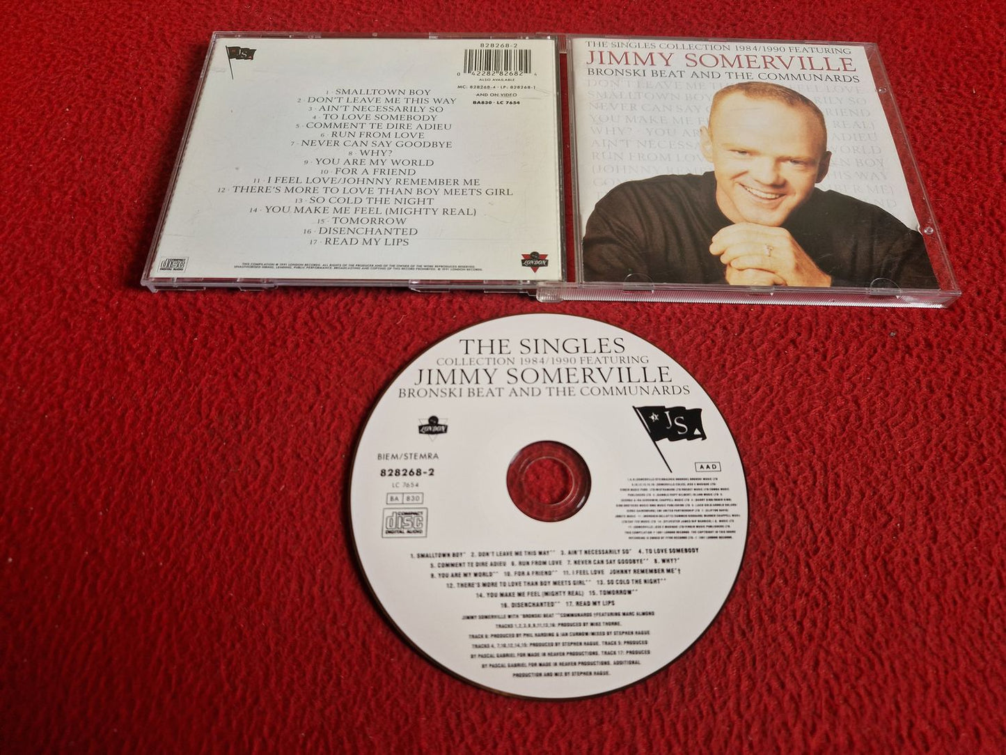 JIMMY SOMERVILLE BRONSKI BEAT AND THE COMMUNARDS THE SINGLES COLLECTION CD