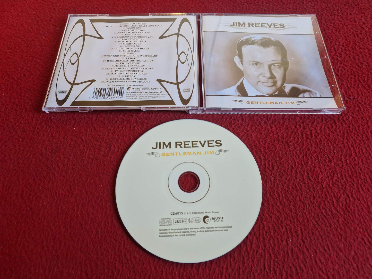 JIM REEVES GENTLEMAN JIM CD