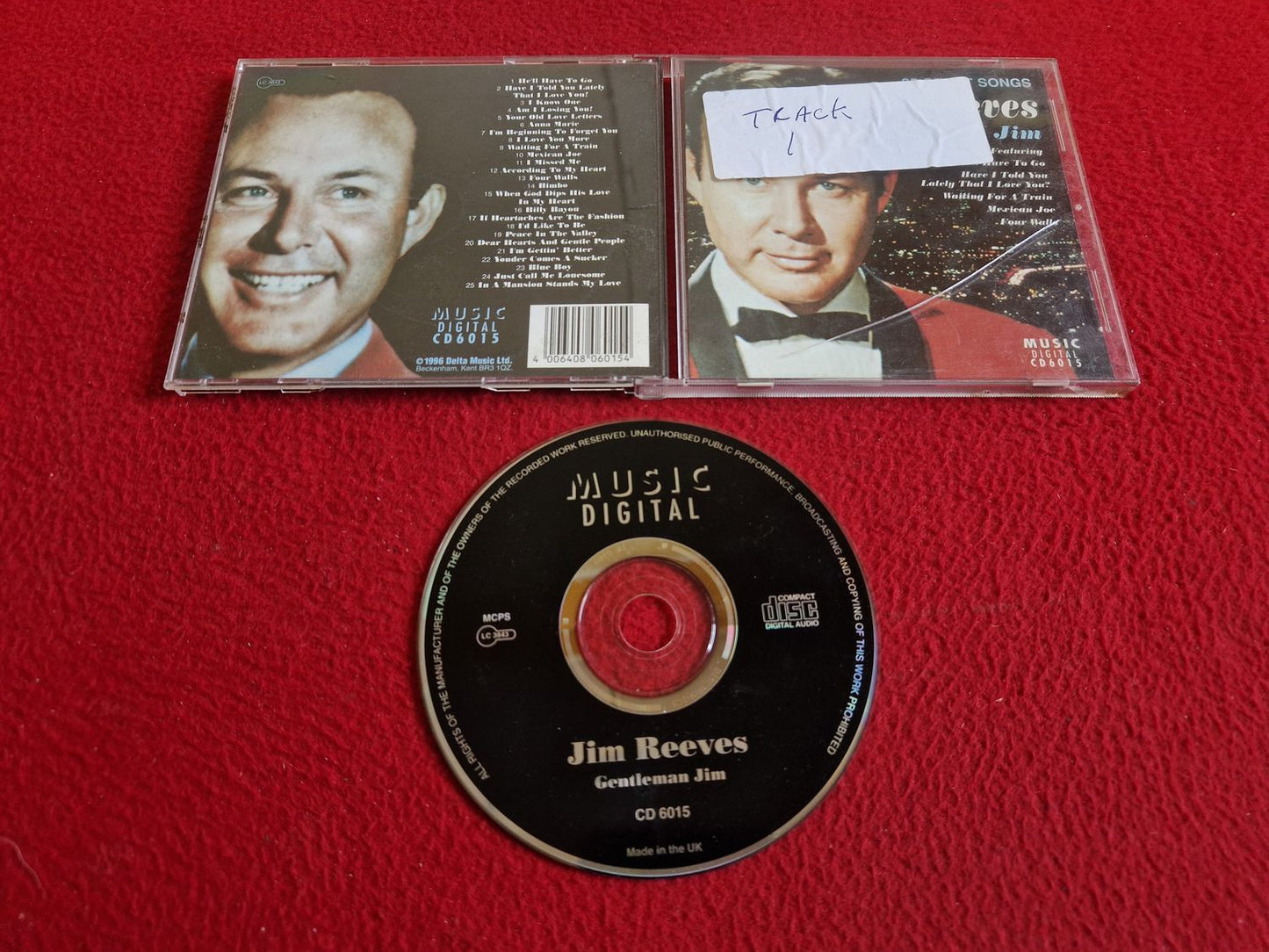 JIM REEVES GENTLEMAN JIM CD