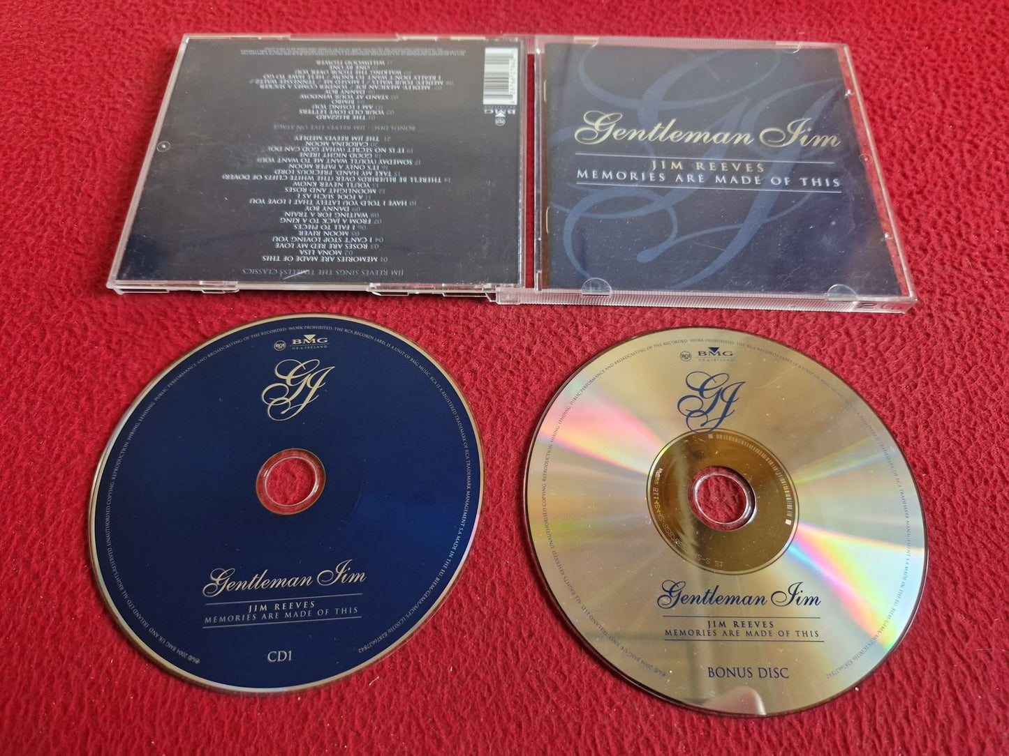 JIM REEVES GENTLEMAN JIM MEMORIES ARE MADE OF THIS CD