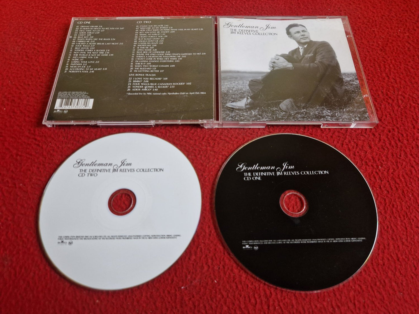 JIM REEVES GENTLEMAN JIM THE DEFINITIVE JIM REEVES COLLECTION CD