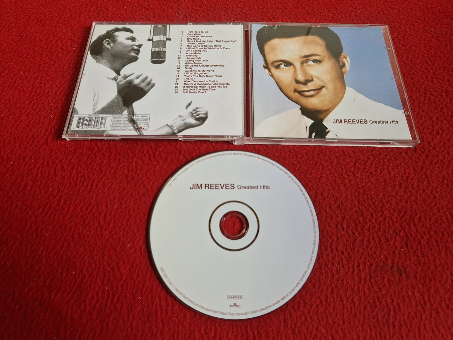 JIM REEVES GREATEST HITS CD
