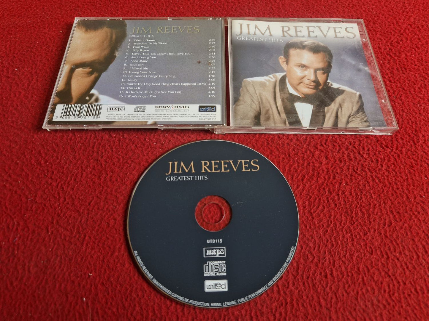 JIM REEVES GREATEST HITS CD