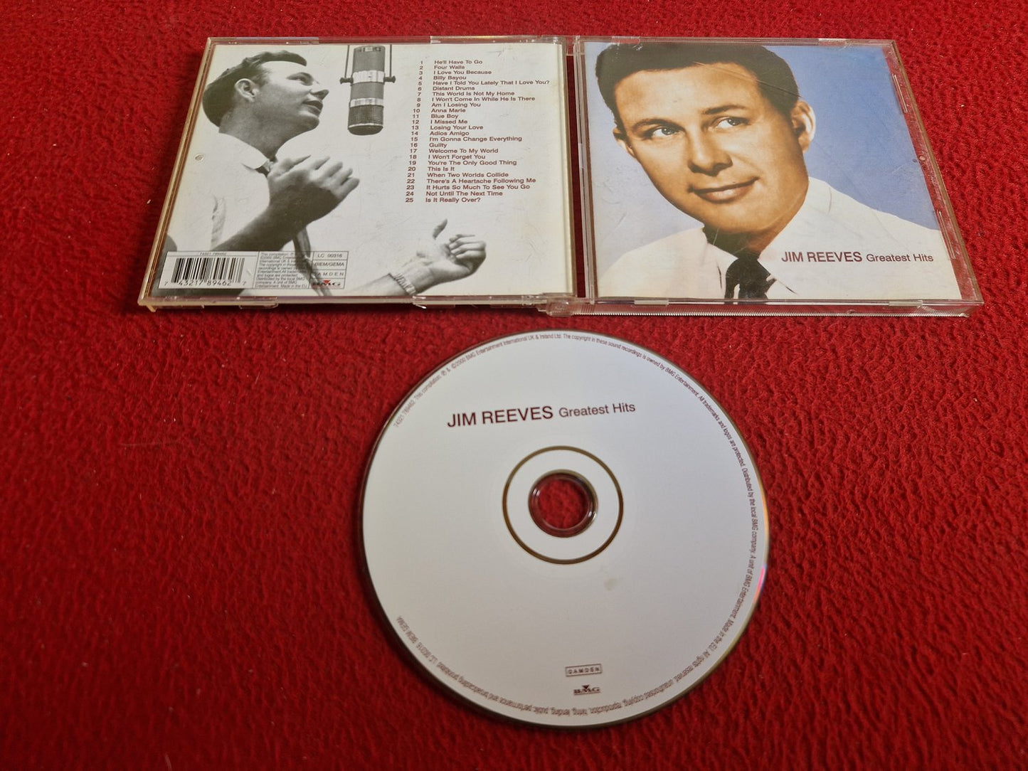 JIM REEVES GREATEST HITS CD