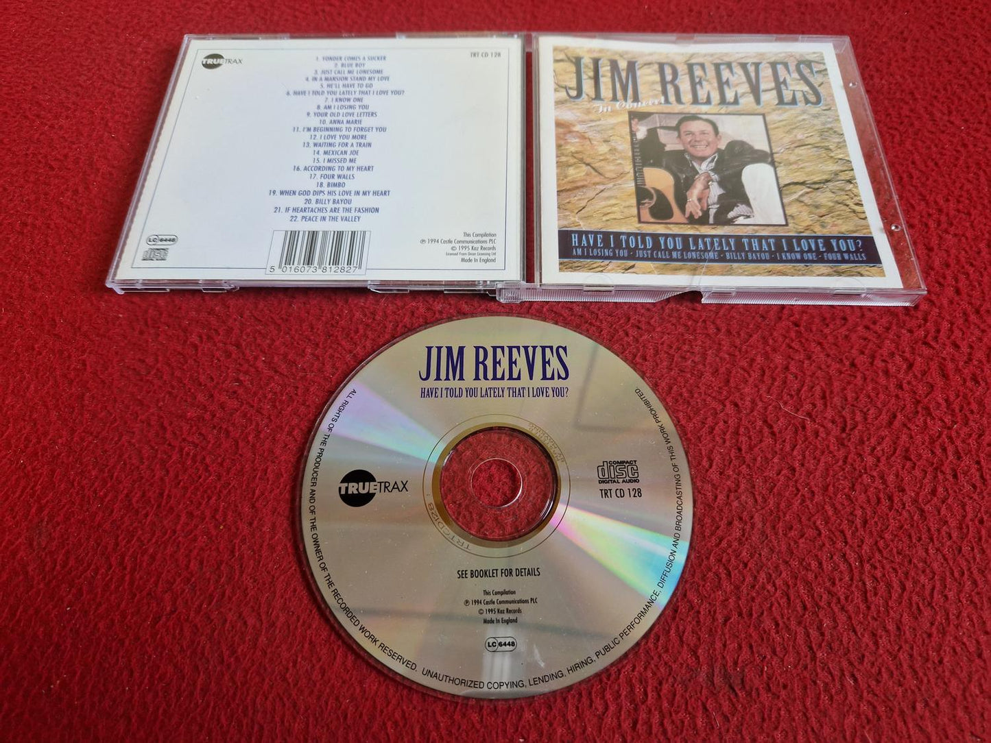 JIM REEVES HAVE I TOLD YOU LATELY THAT I LOVE YOU? CD