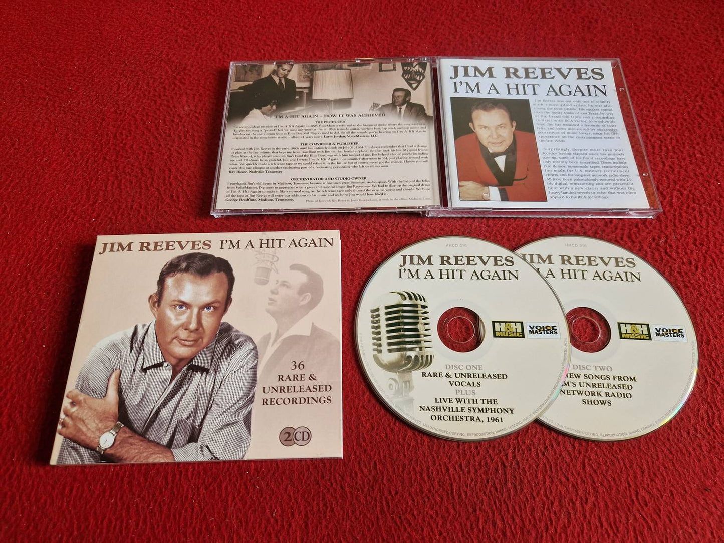 JIM REEVES I'M A HIT AGAIN CD