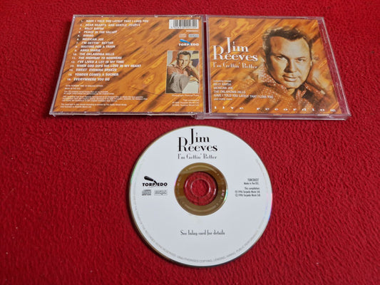 JIM REEVES I'M GETTIN' BETTER CD