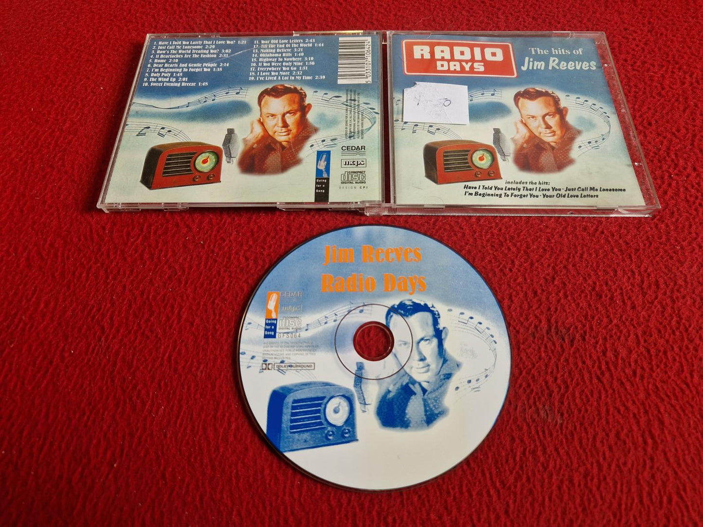 JIM REEVES RADIO DAYS CD