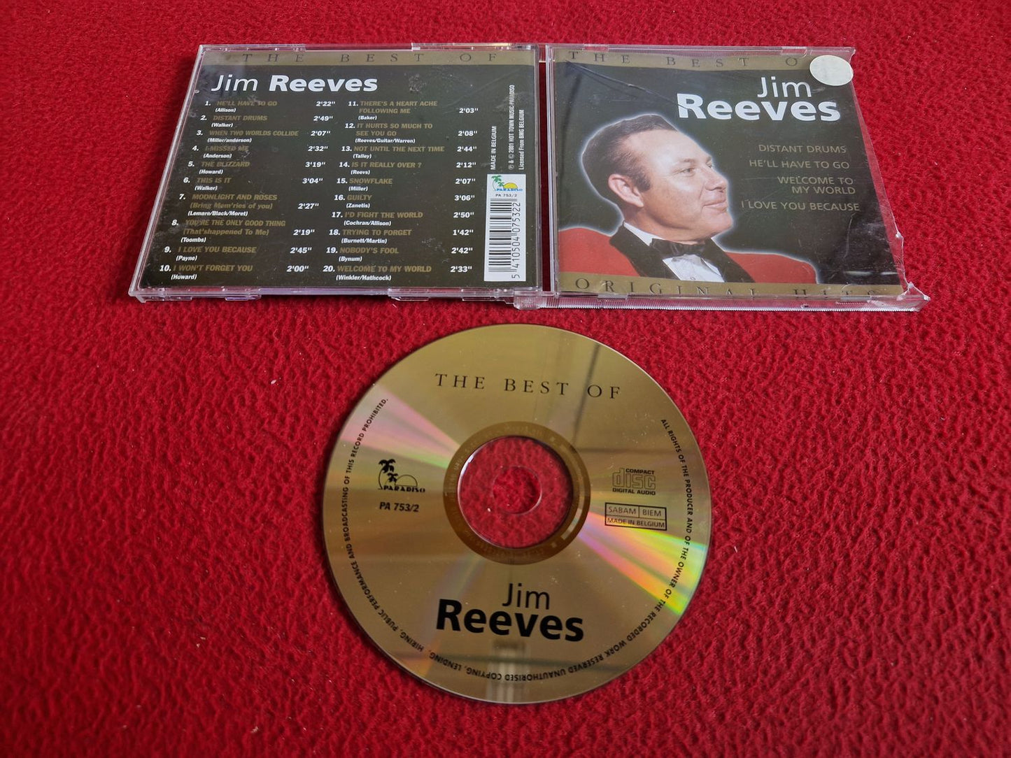 JIM REEVES THE BEST OF CD