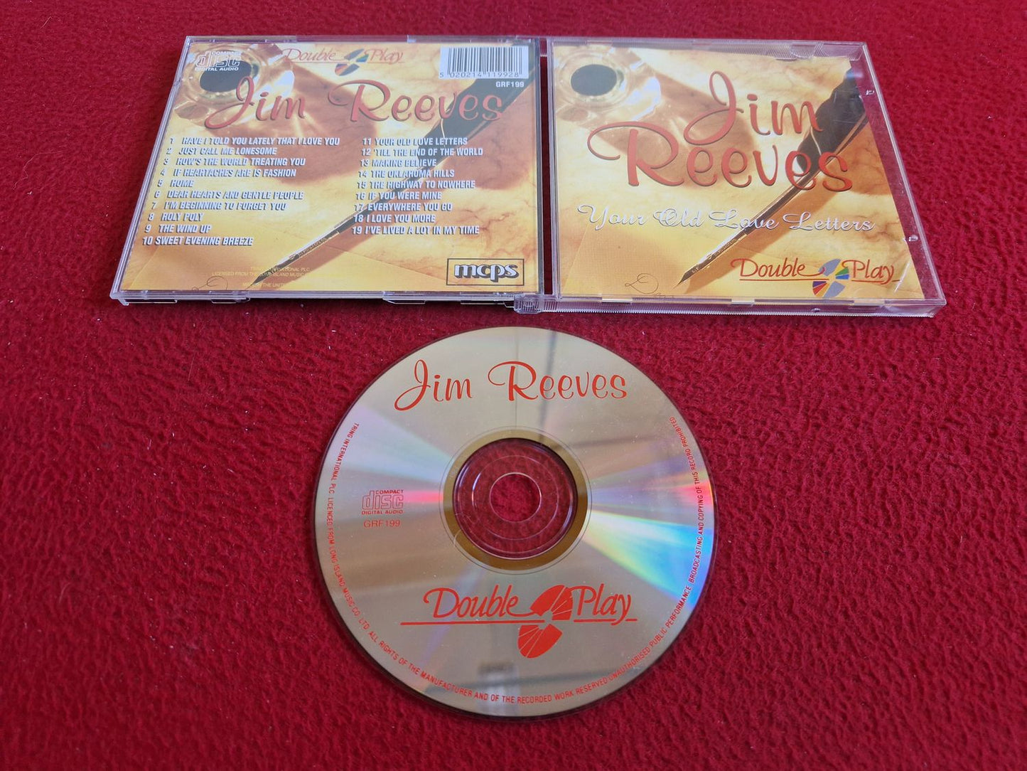 JIM REEVES YOUR HOLD LOVE LETTER CD