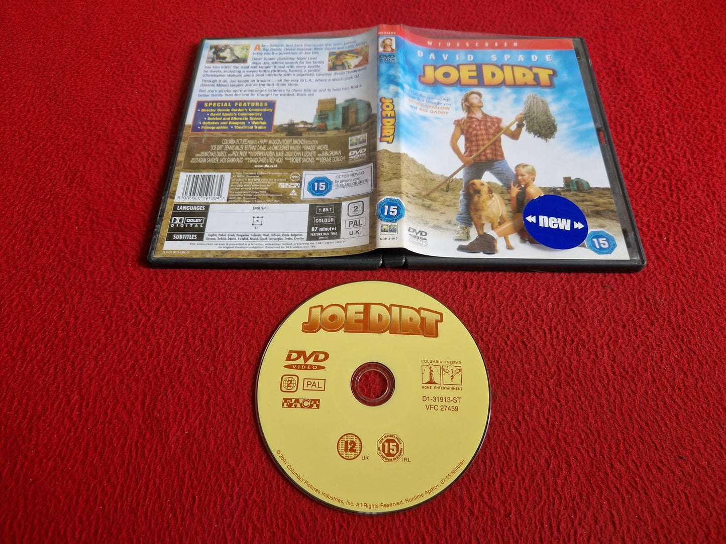 JOE DIRT DVD