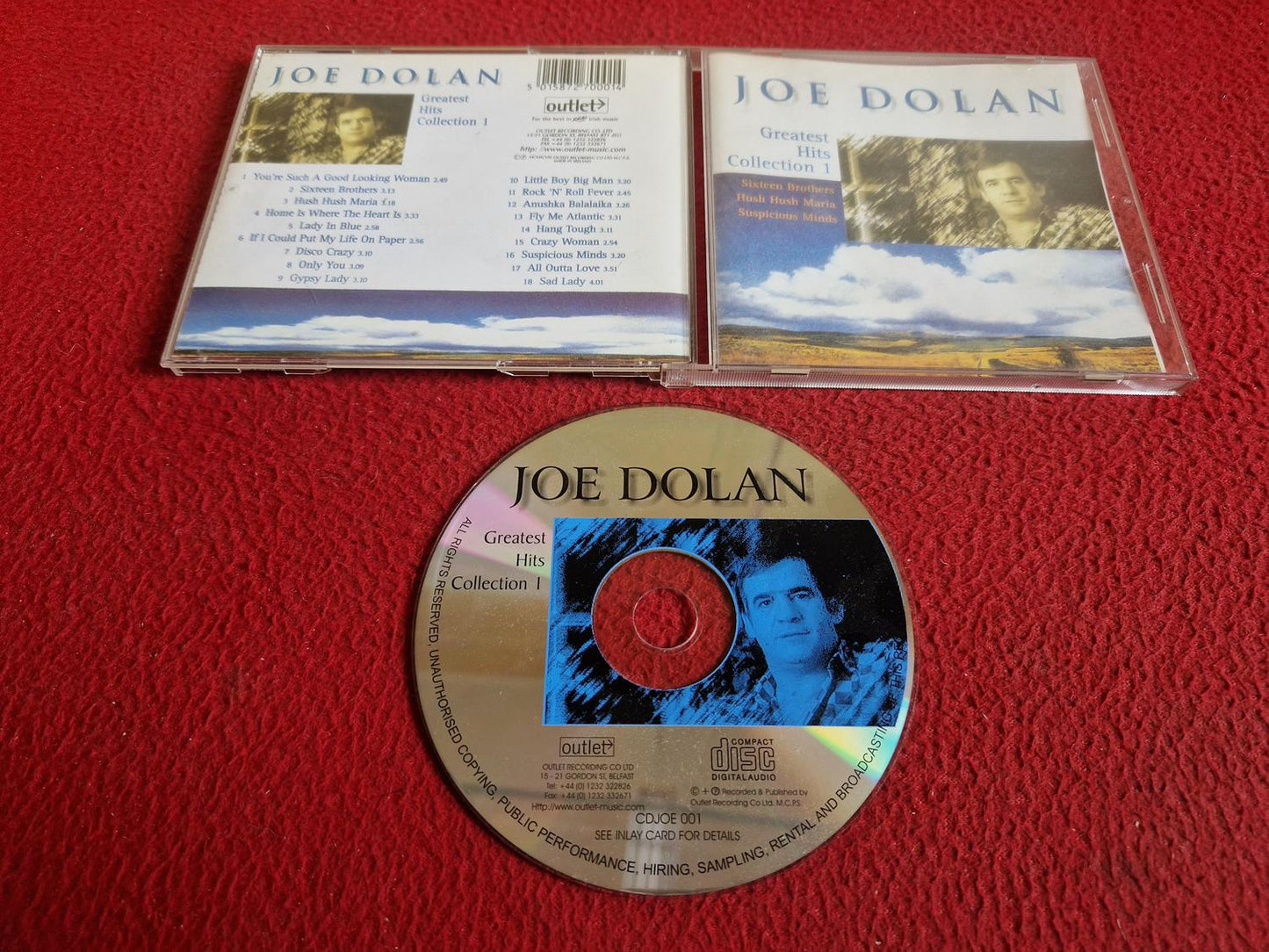 JOE DOLAN GREATEST HITS COLLECTION 1 CD