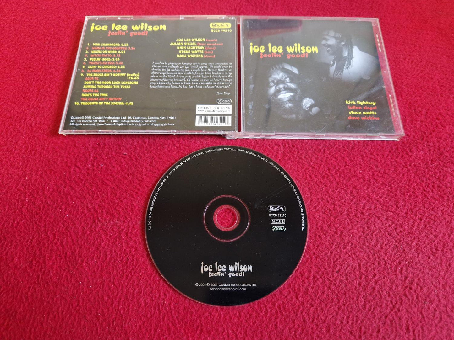 JOE LEE WILSON FEELIN' GOOD CD