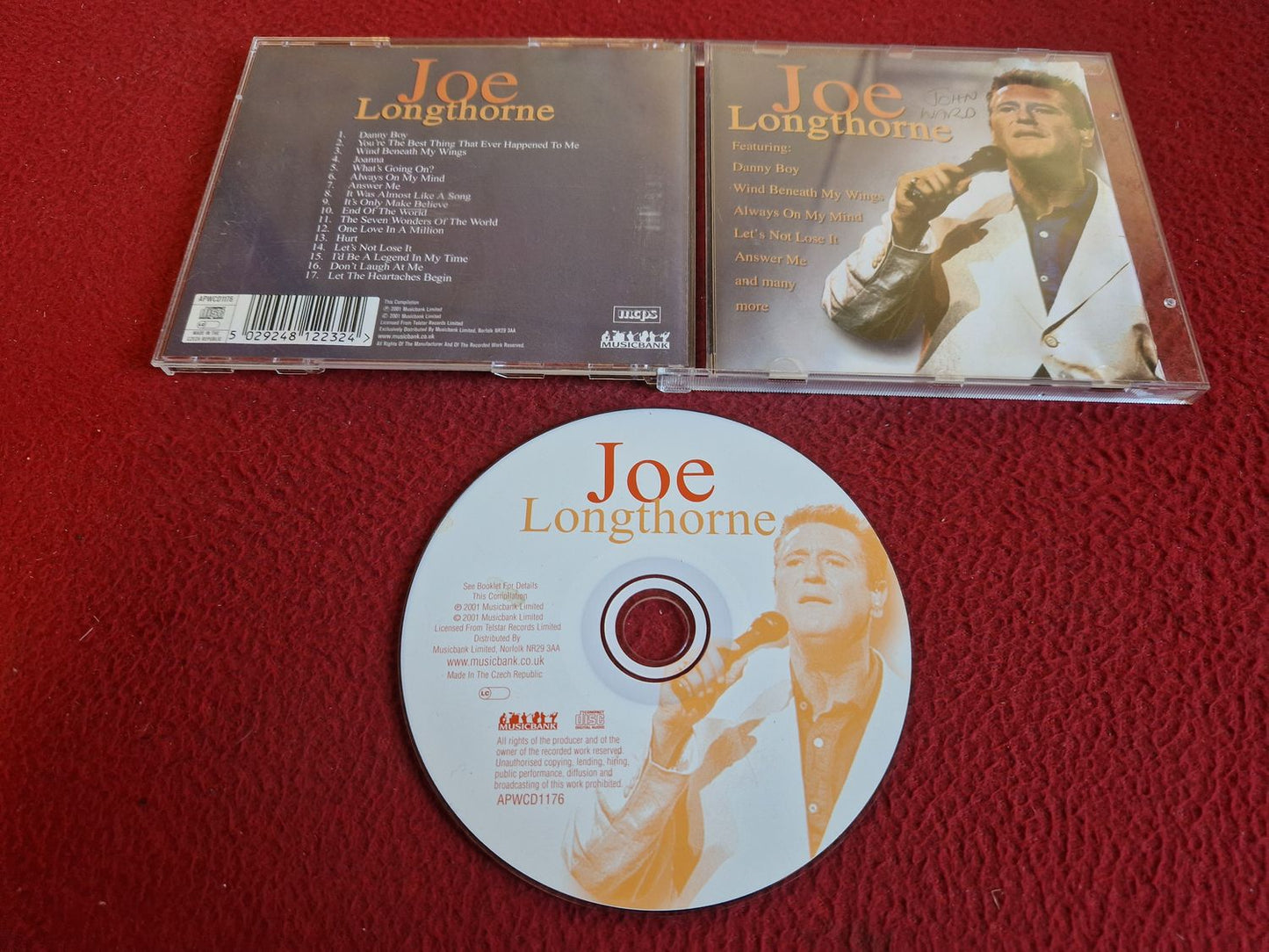 JOE LONGTHORNE - JOHN LONGTHORNE CD