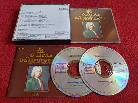 JOHANN SEBASTIAN BACH DAS KANTATENWERK COMPLETE CANTATAS VOL. 33 CD BOX