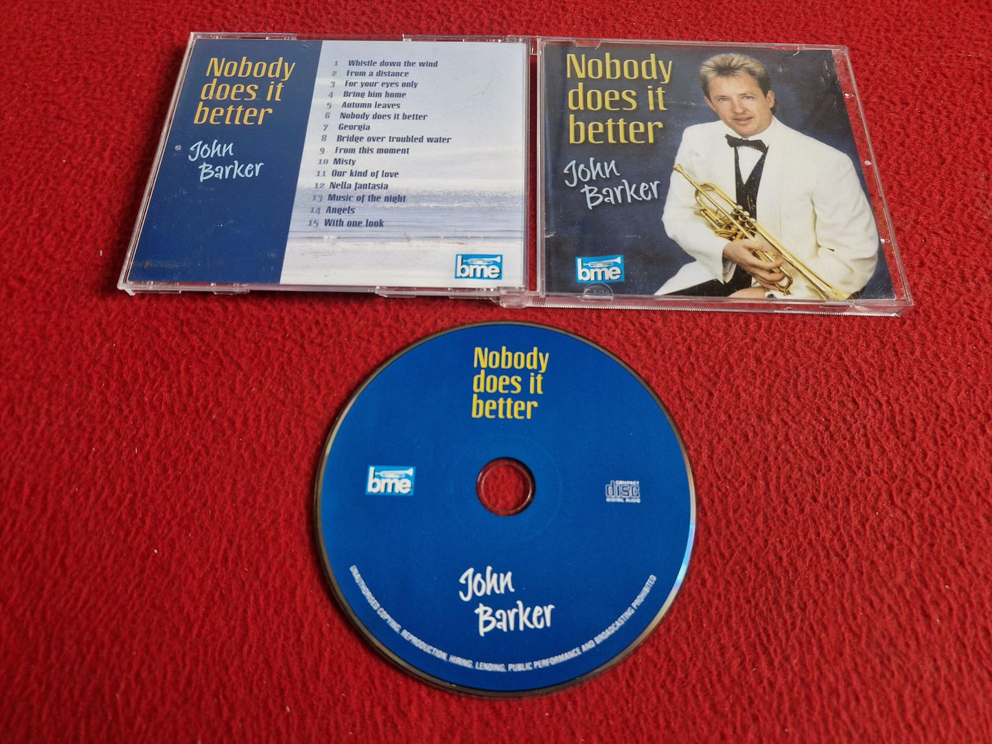 JOHN BARKER NOBODY DOES IT BETTER CD