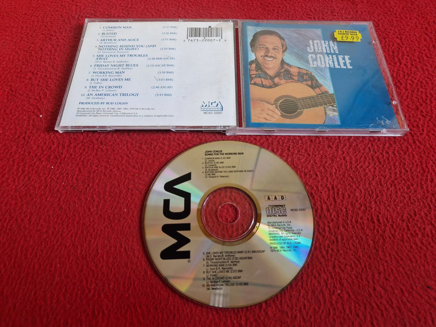 JOHN CONLEE SONGS FOR THE WORKING MAN CD