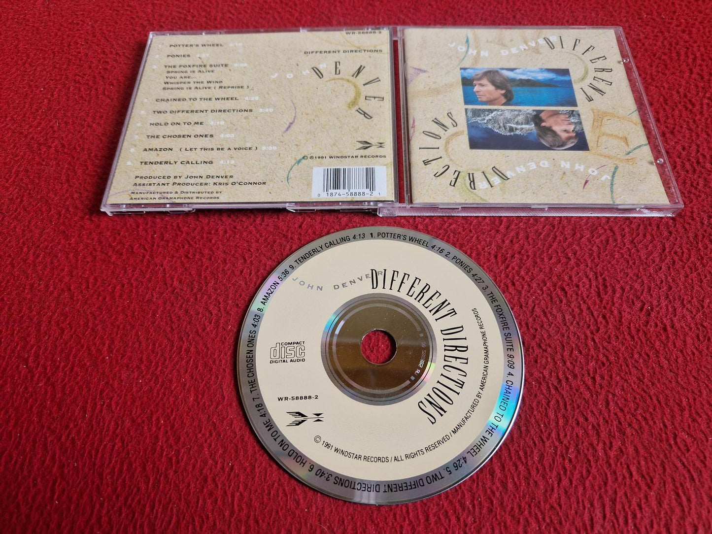 JOHN DENVER DIFFERENT DIRECTIONS CD