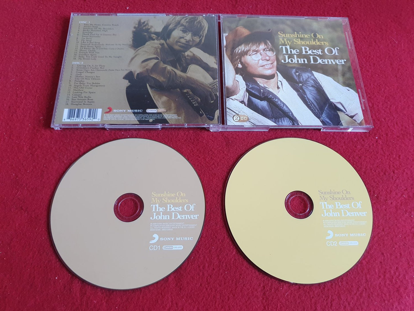JOHN DENVER SUNSHINE ON MY SHOULDERS THE BEST OF till CD
