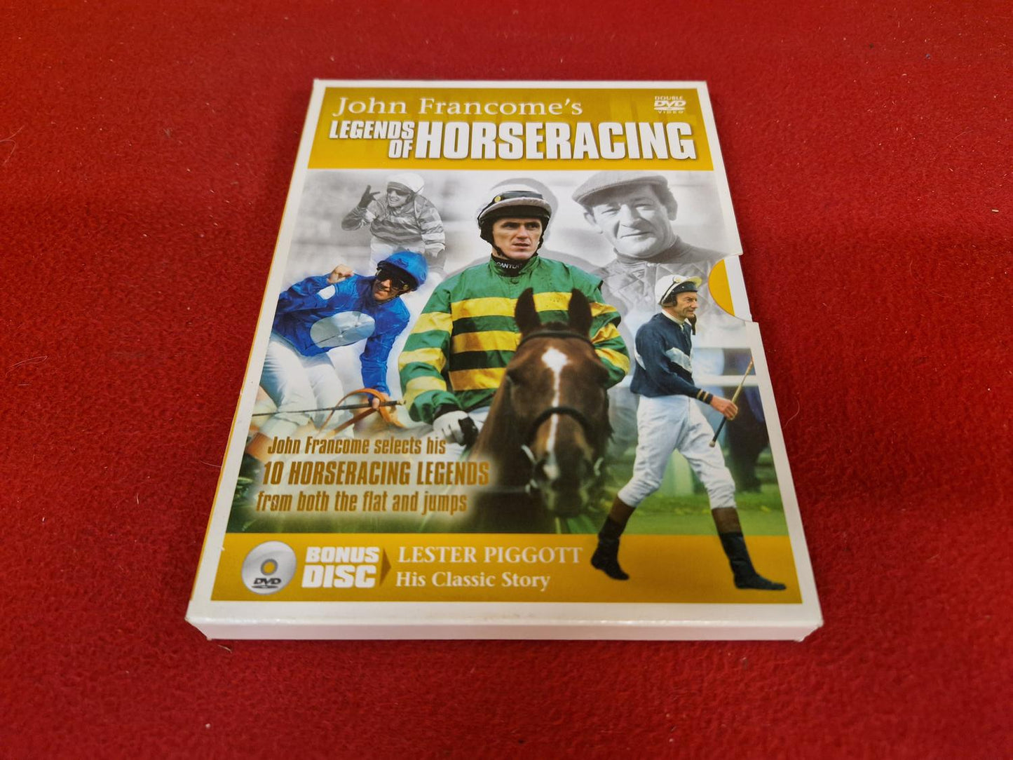 JOHN FRANCOMES LEGENDS OF HORSERACING BOX till DVD
