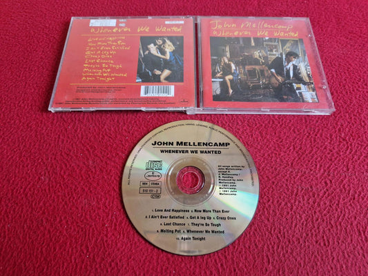 JOHN MELLENCAMP WHENEVER WE WANTED CD