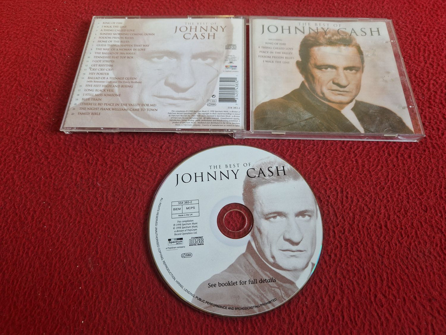 JOHNNY CASH THE BEST OF CD