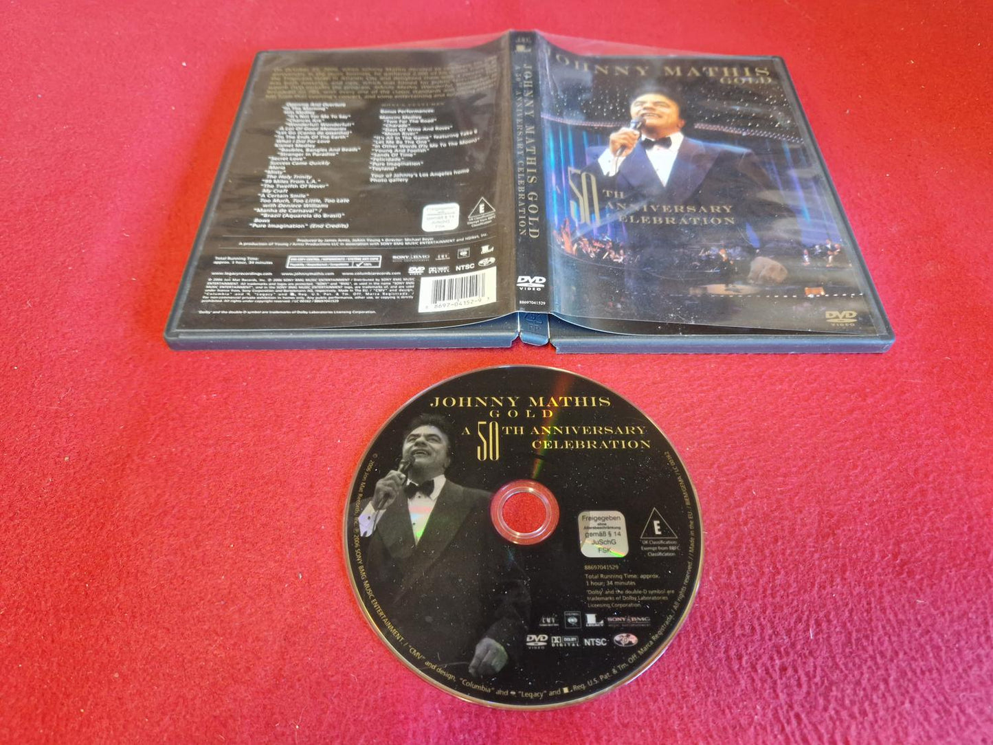 JOHNNY MATHIS GOLD A50TH ANNIVERSARY CELEBRATION till DVD