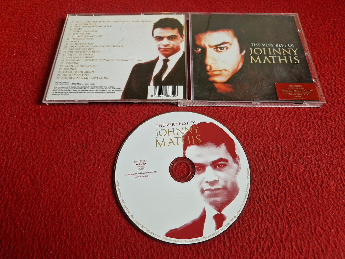 JOHNNY MATHIS THE VERY BEST OF CD