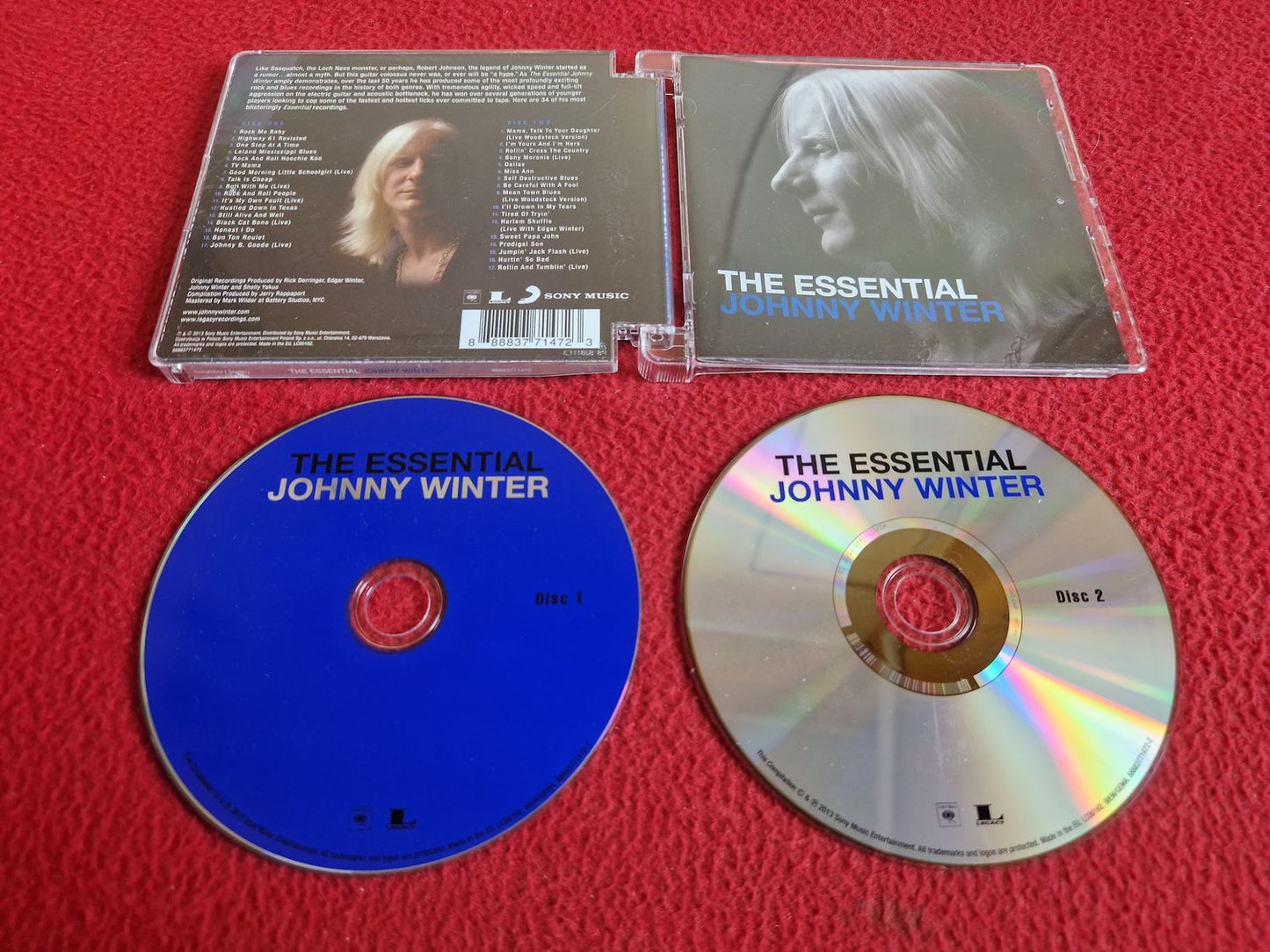JOHNNY WINTER THE ESSENTIAL CD