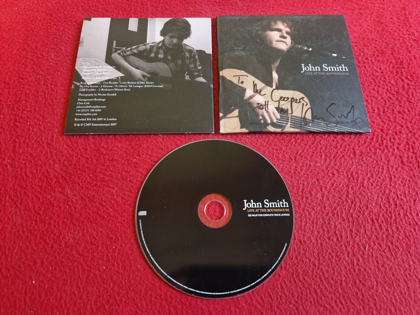 JOHN SMITH LIVE AT THE ROUNDHOUSE CD
