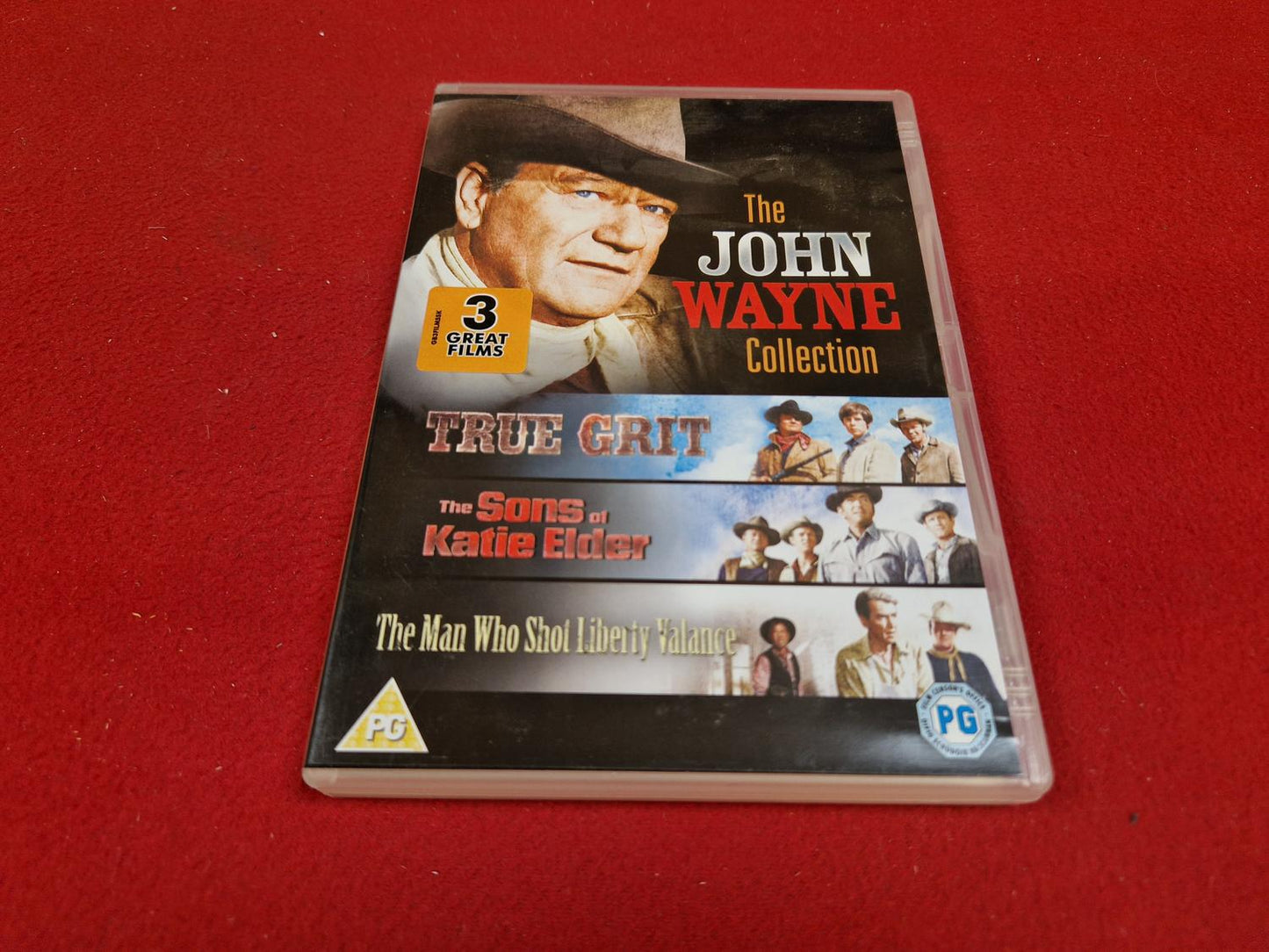 JOHN WAYNE COLL. TRUE GRIT / SONS OF KATIE ELDER / MAN WHO SHOT... BOX till DVD