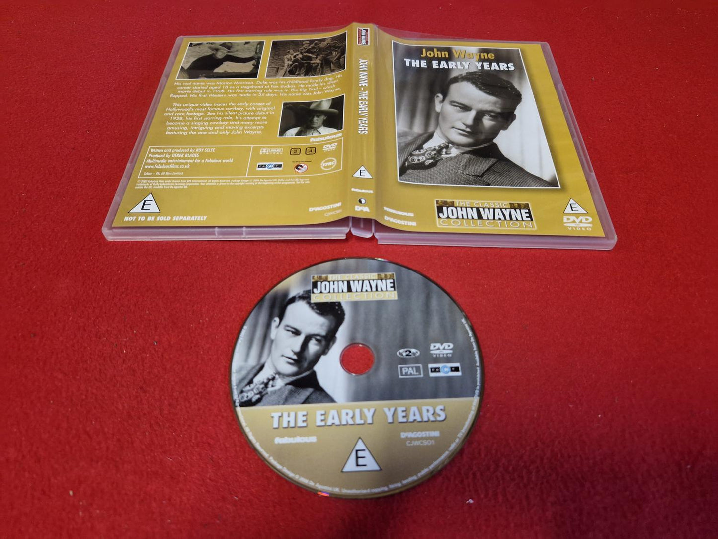 JOHN WAYNE THE EARLY YEARS till DVD