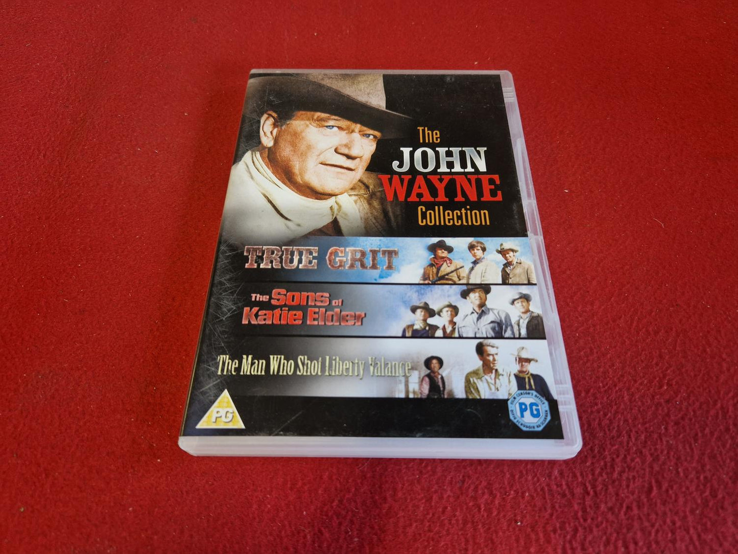 JOHN WAYNE TRUE GRIT / SONS OF KATIE ELDER /MAN WHO SHOT LIBERTY... BOX till DVD